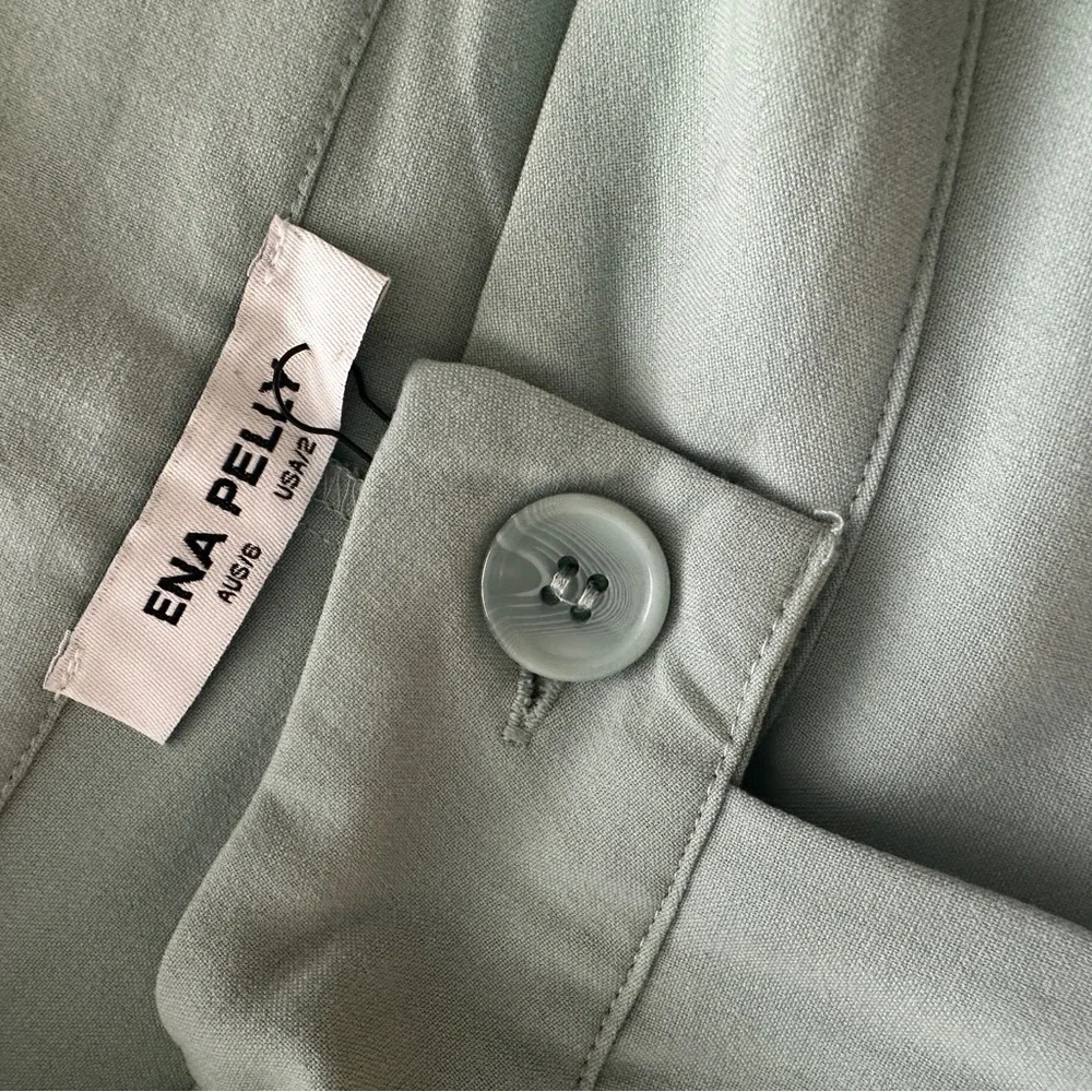 ENA PELLY JOLIE SUITING SHORT IN MINT - Picture 3 of 4
